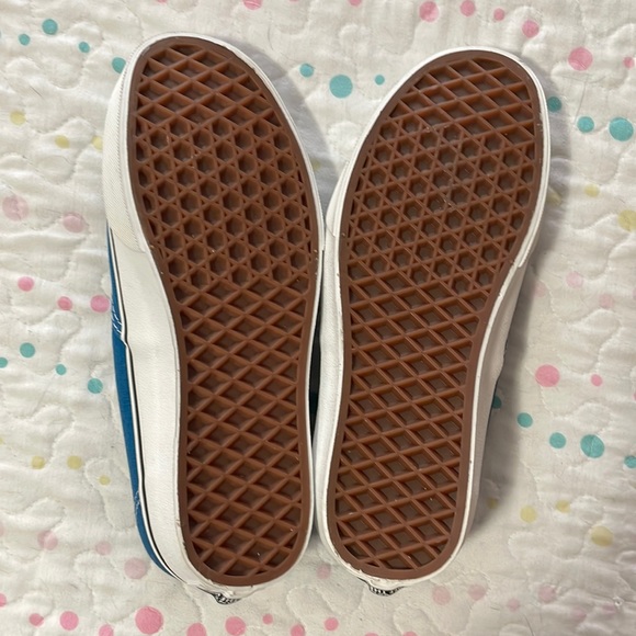 CUSTOM LACED VANS SIZE 5.5 TEAL/BLUE - Picture 13 of 14